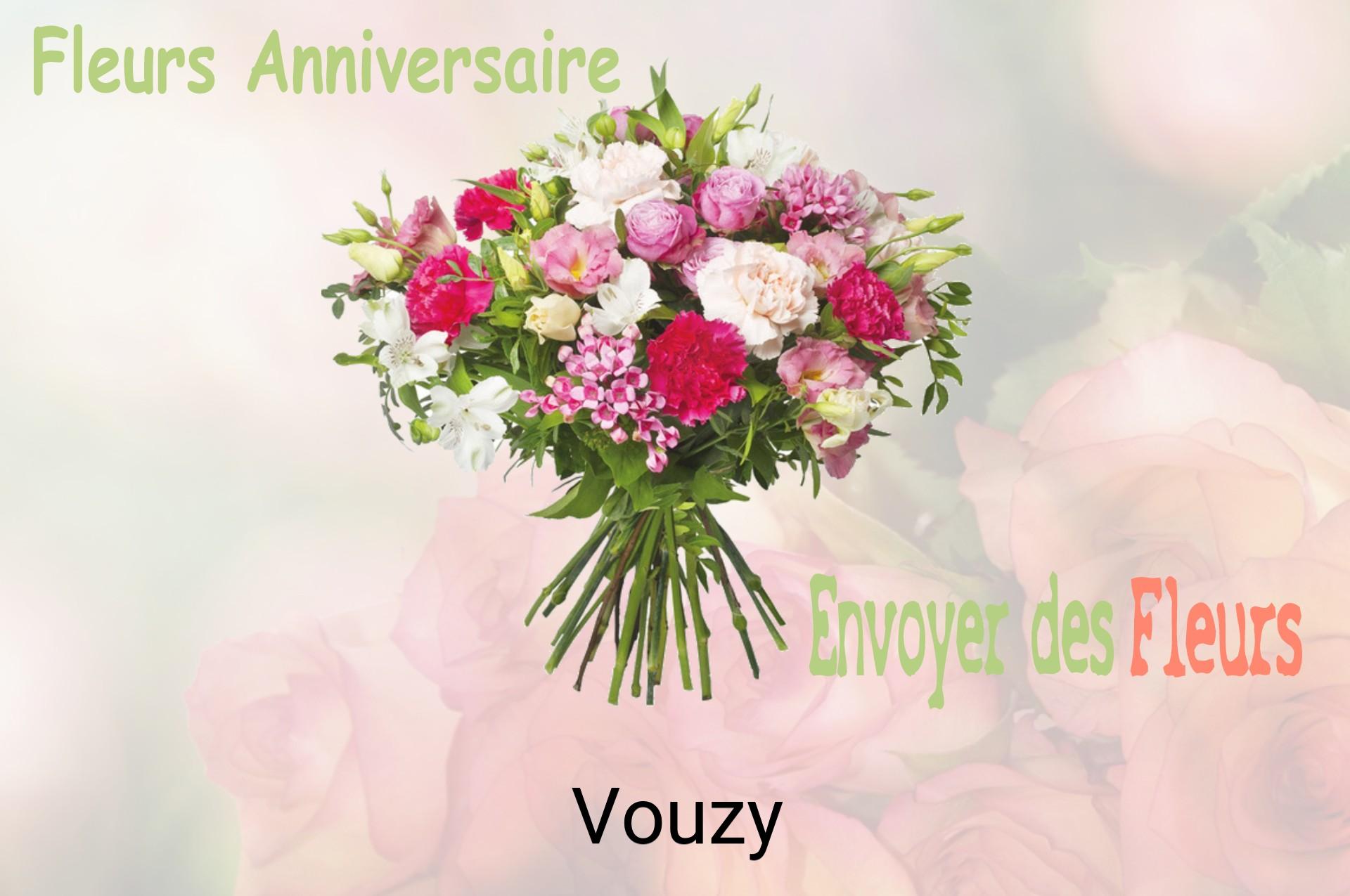 Bouquet de fleurs d’anniversaire livré à Vouzy